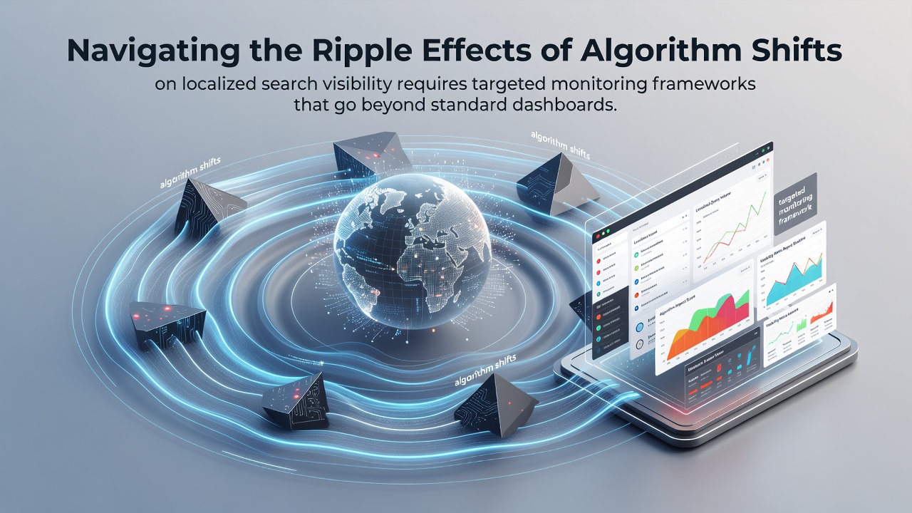 Navigating the ripple effects of algorithm shifts on localized search visibility requires targeted monitoring frameworks that go beyond standard dashboards.